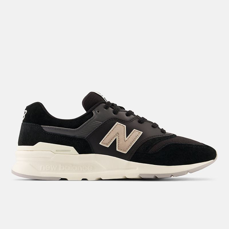 New Balance Men's 997H Shoes Black with Driftwood