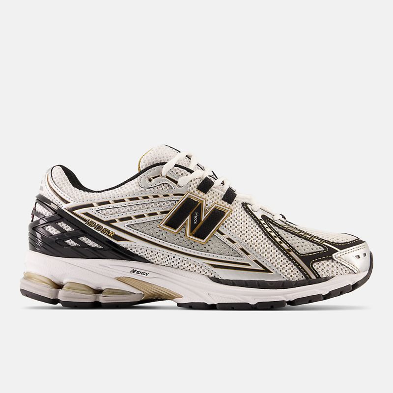 New Balance Men's 1906R Shoes Metallic Silver with Metallic Gold