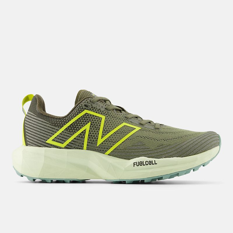 New Balance Men's FuelCell Venym Shoes Dark Olivine with Dark Ca