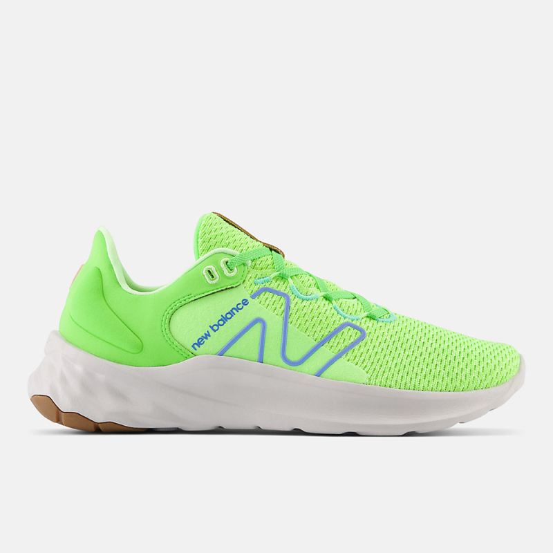 New Balance Men's Fresh Foam Roav v2 Shoes Bleached Lime Glo wit