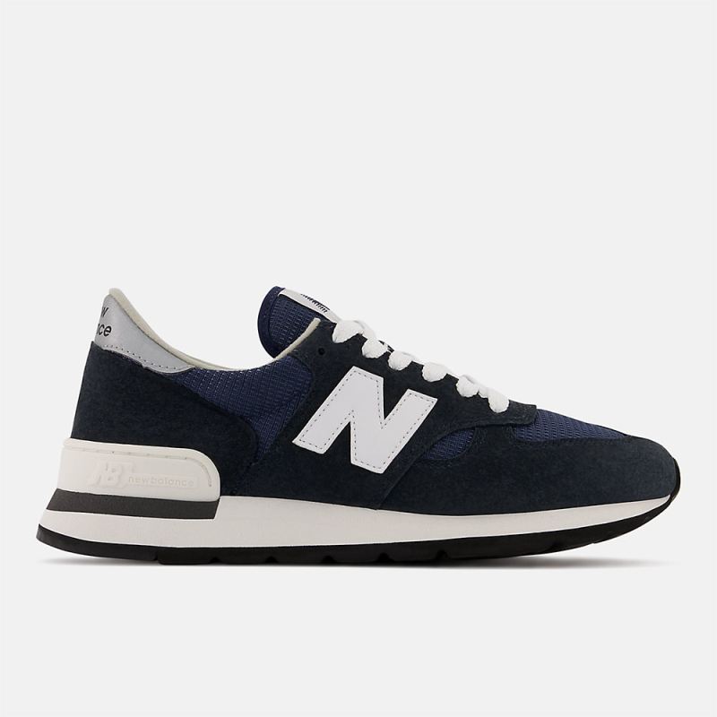 New Balance Men's MADE in USA 990v1 Core Shoes Navy with White