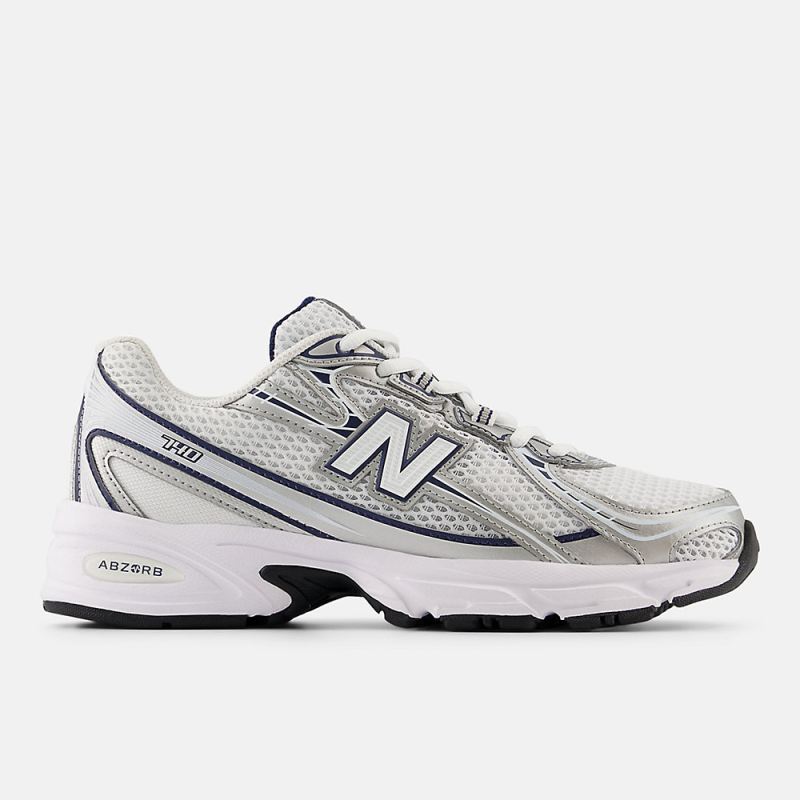 New Balance Women's 740 Shoes NB Navy with White and Shadow Grey