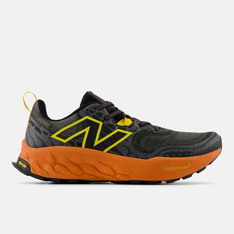 New Balance Men's Fresh Foam X Hierro v8 Shoes Black with Infiel