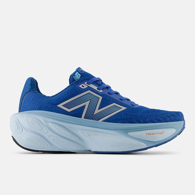 New Balance Men's Fresh Foam X More v5 Shoes Blue Agate with Qua