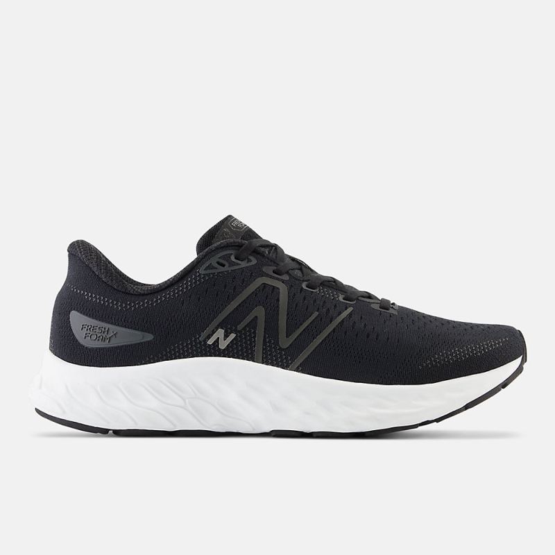 New Balance Men's Fresh Foam X Evoz ST Shoes Black with Black Me