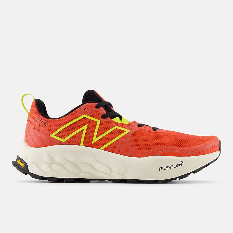 New Balance Men's Fresh Foam X Hierro v8 Shoes Neo Flame with Te