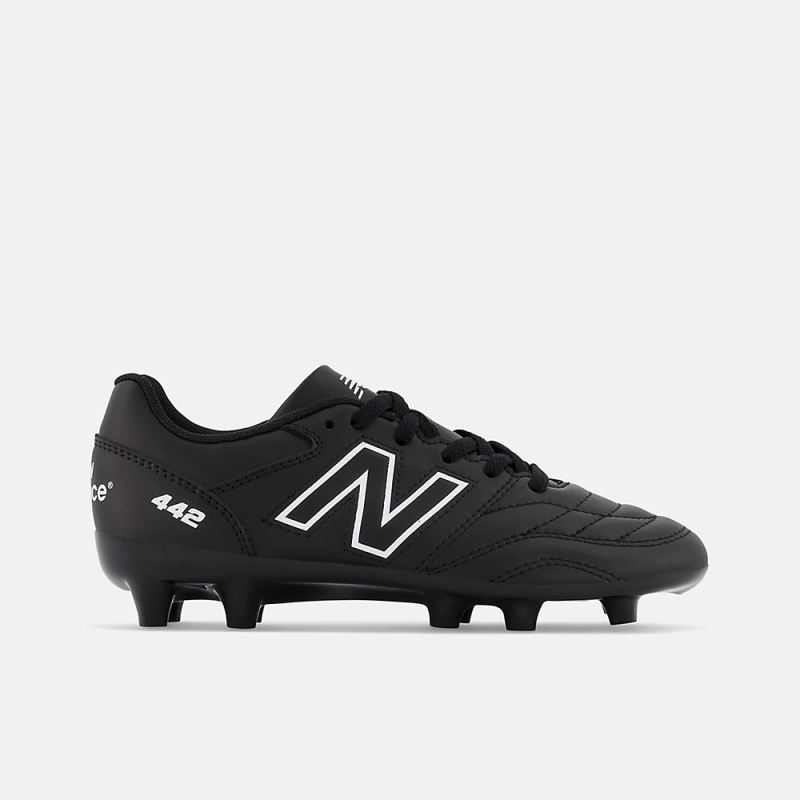 New Balance Men's 442 V2 ACADEMY JNR FG Shoes Black with White