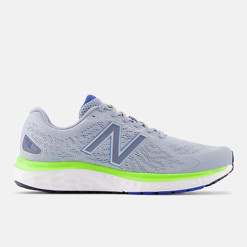 New Balance Men's Fresh Foam 680v7 Shoes Light Arctic Grey with