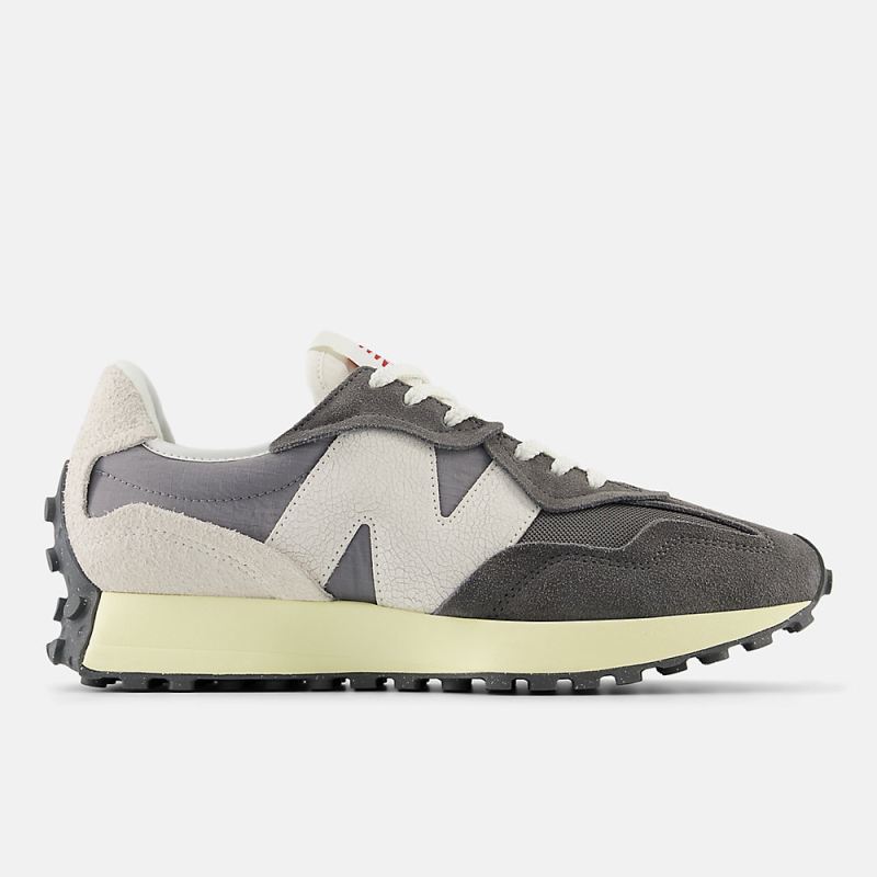 New Balance Men's 327 Shoes Castlerock with Shadow Grey