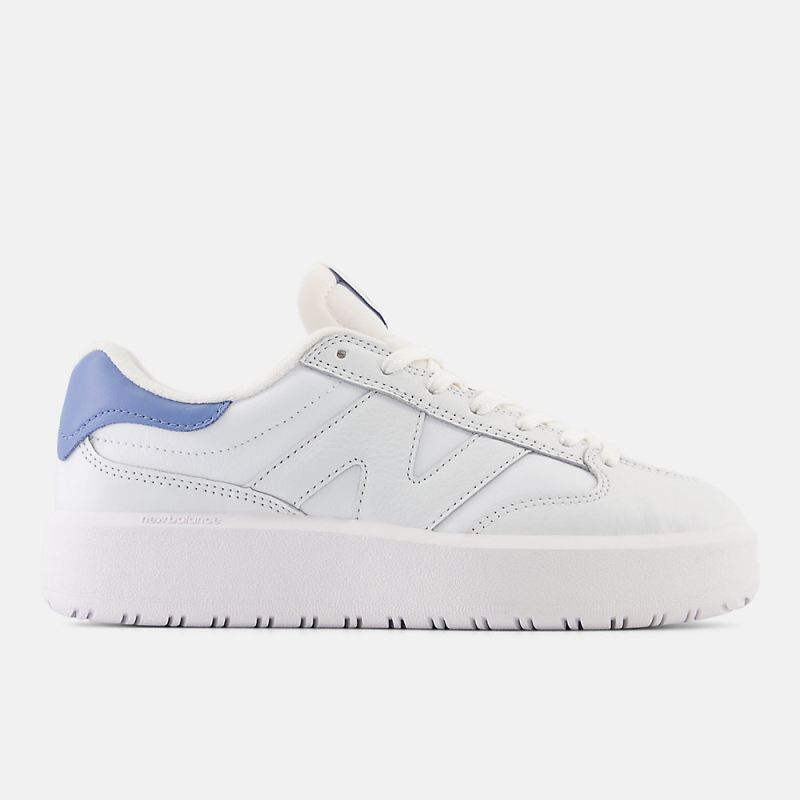 New Balance Men's CT302 Shoes White with Blue Laguna