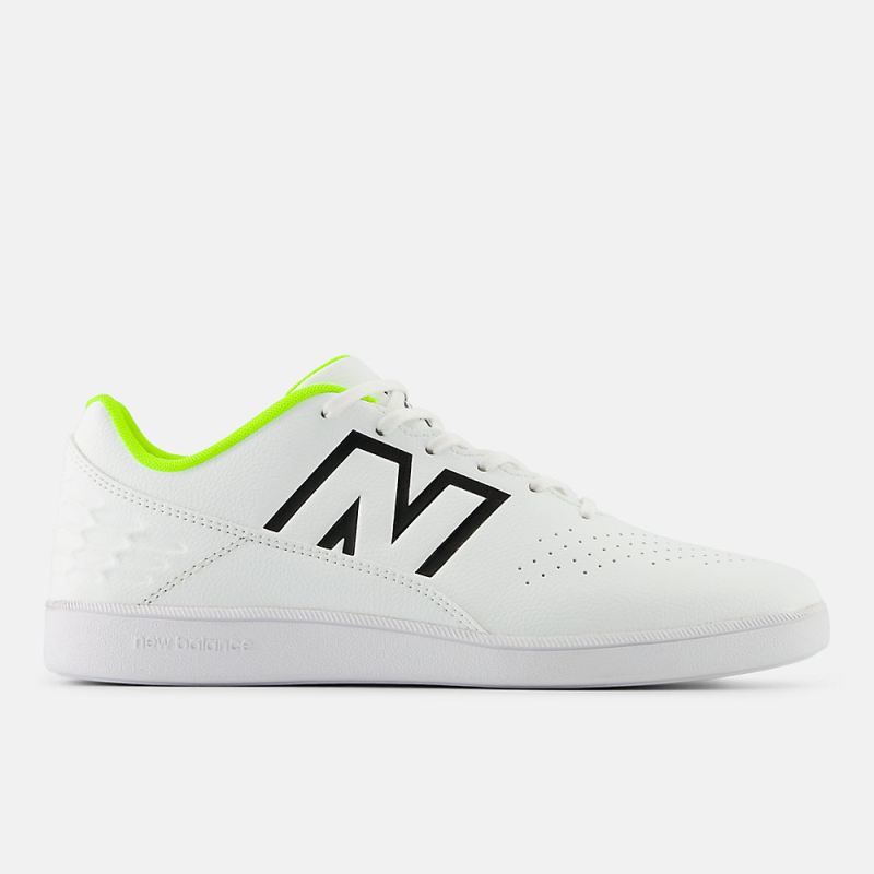 New Balance Women's Audazo Control IN V6 Shoes White with Black