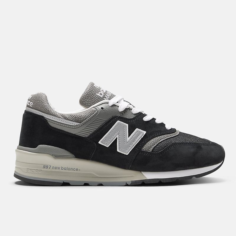 New Balance Men's Made in USA 997 Core Shoes Black