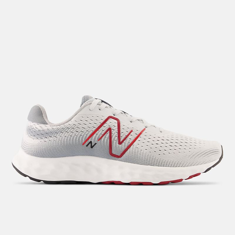 New Balance Men's 520v8 Shoes Grey with Red