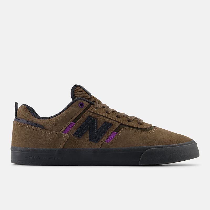 New Balance Men's NB Numeric Jamie Foy 306 Shoes Brown with Purp